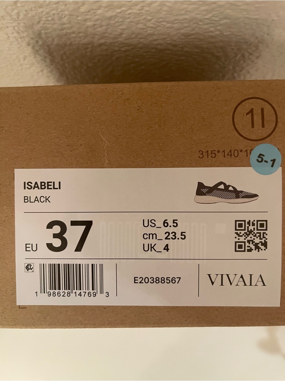 Vivaia Walker Pro Mesh Hybrid Mary Jane Isabeli Flats with Crossover Straps 6.5 - Picture 7 of 11